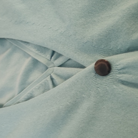 Talbots Women’s Sweater Twin Set Cashmere Cardigan Sz Large Aqua 2 Piece - Picture 3 of 10